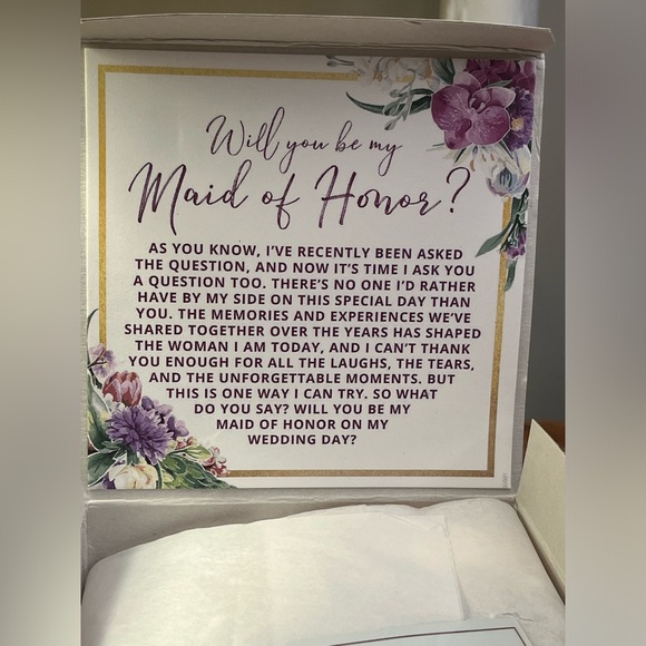 Home Spa Gift Set for Maid of Honor - Picture 2 of 9